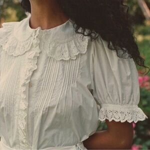 ISO DÔEN Quincy Blouse Top XS or S